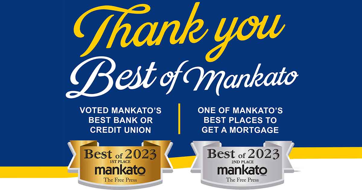 Best of Mankato 2023 Minnesota Valley Federal Credit Union