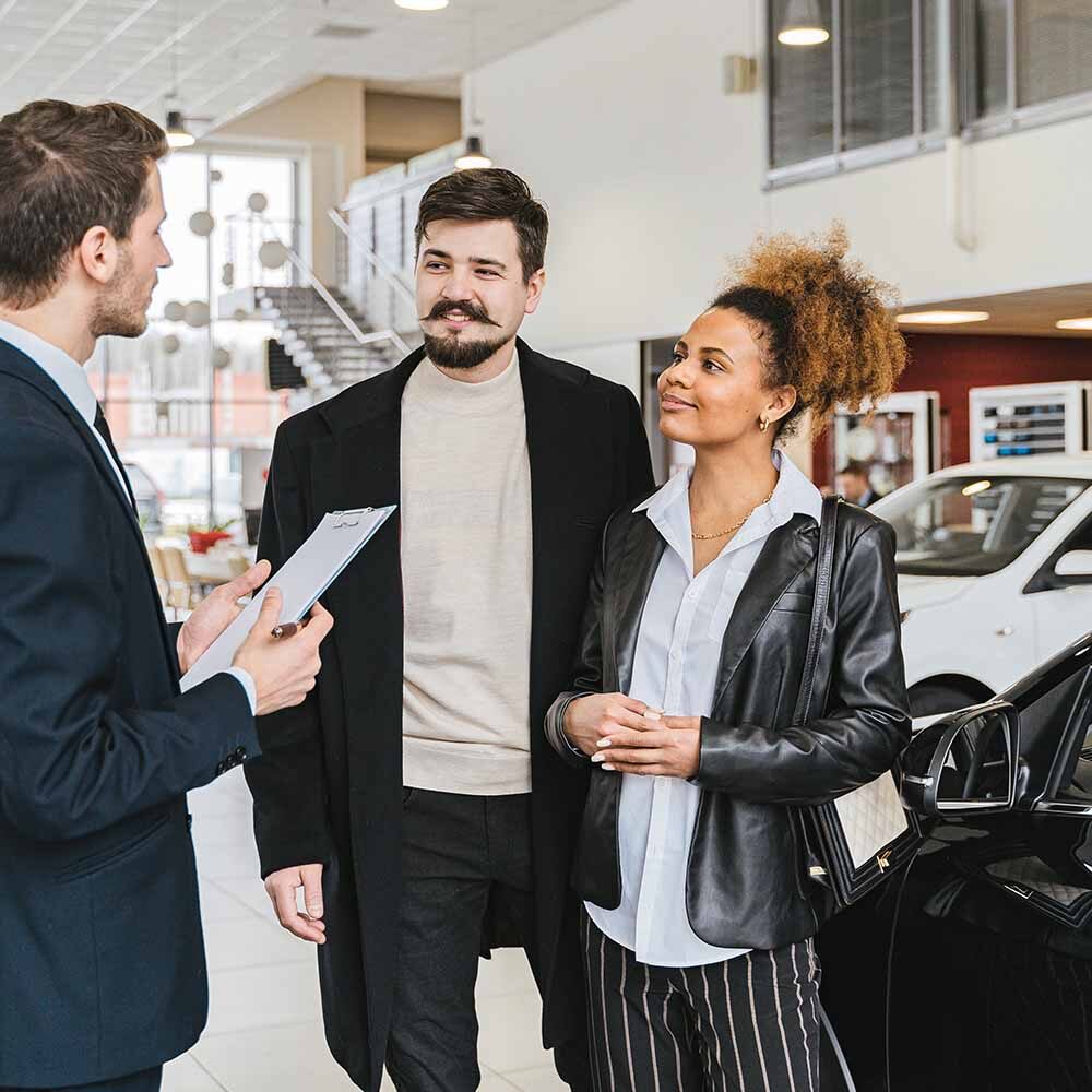 Couple Buying Car