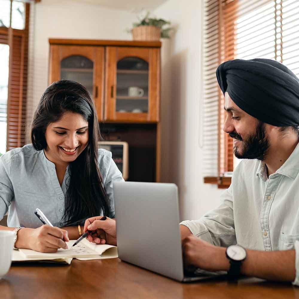 Couple Shopping Online