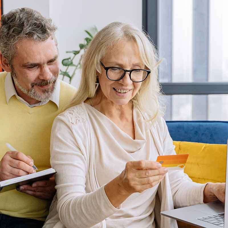 Couple Reviewing Finances