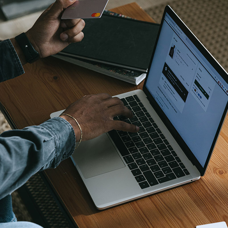 Man on Computer