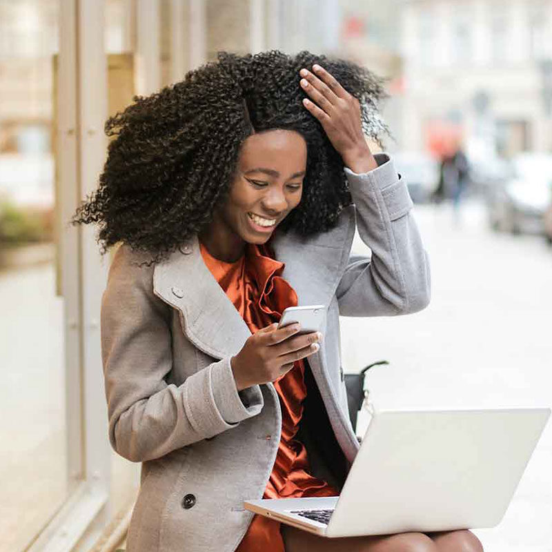 Woman on Laptop