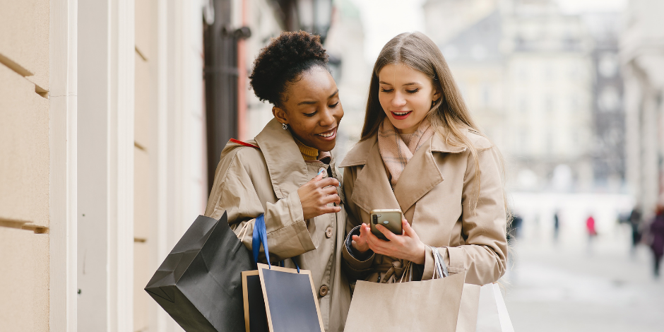 Two Women Shopping