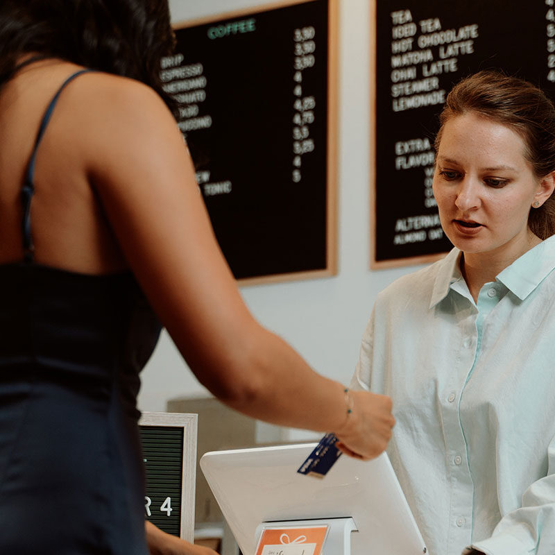 Woman at Coffee Shop