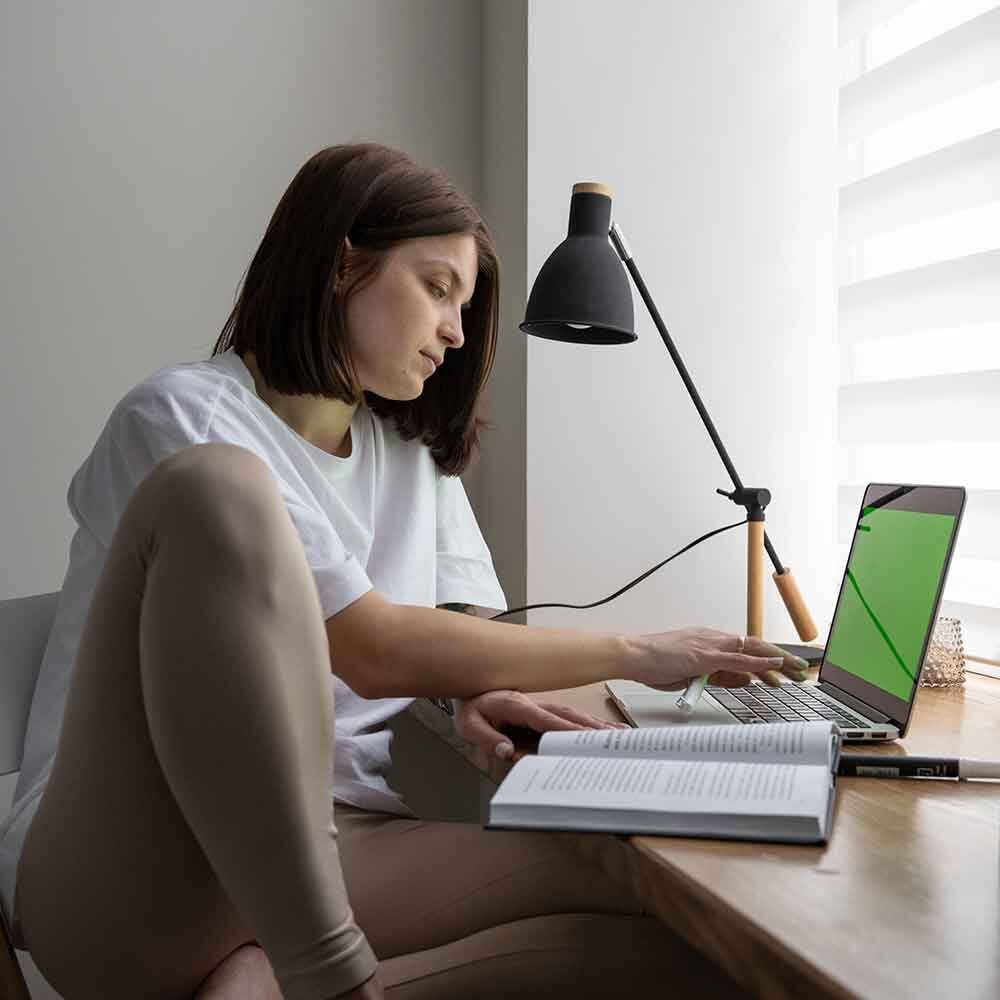 Woman on Laptop